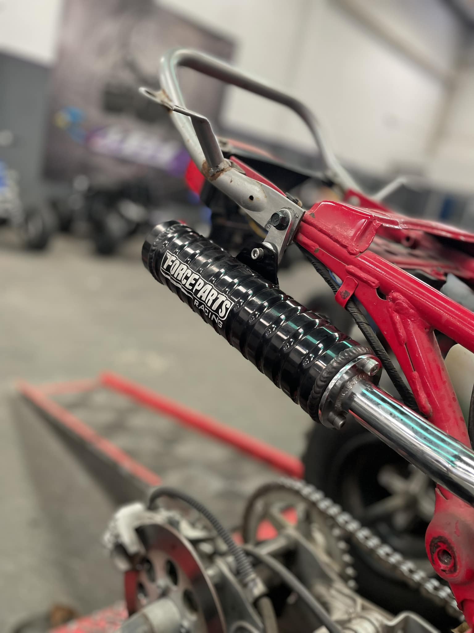 SET SILENCERS ANODIZED STYLE BANSHEE 350