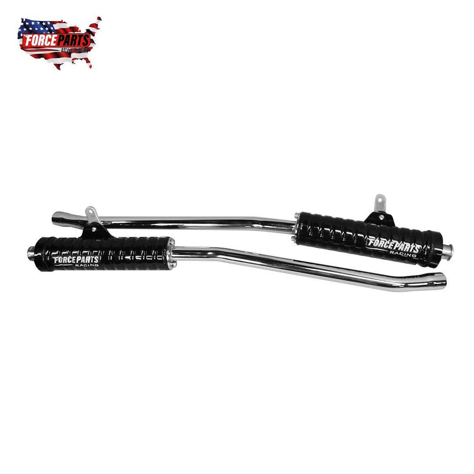 SET SILENCERS ANODIZED STYLE BANSHEE 350