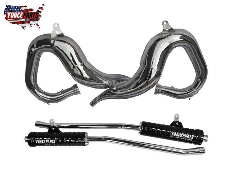 Exhaust System for Yamaha Banshee 350 Anodized Style