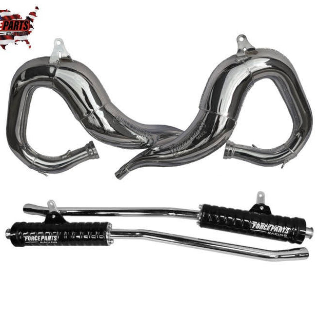 Exhaust System for Yamaha Banshee 350 Anodized Style