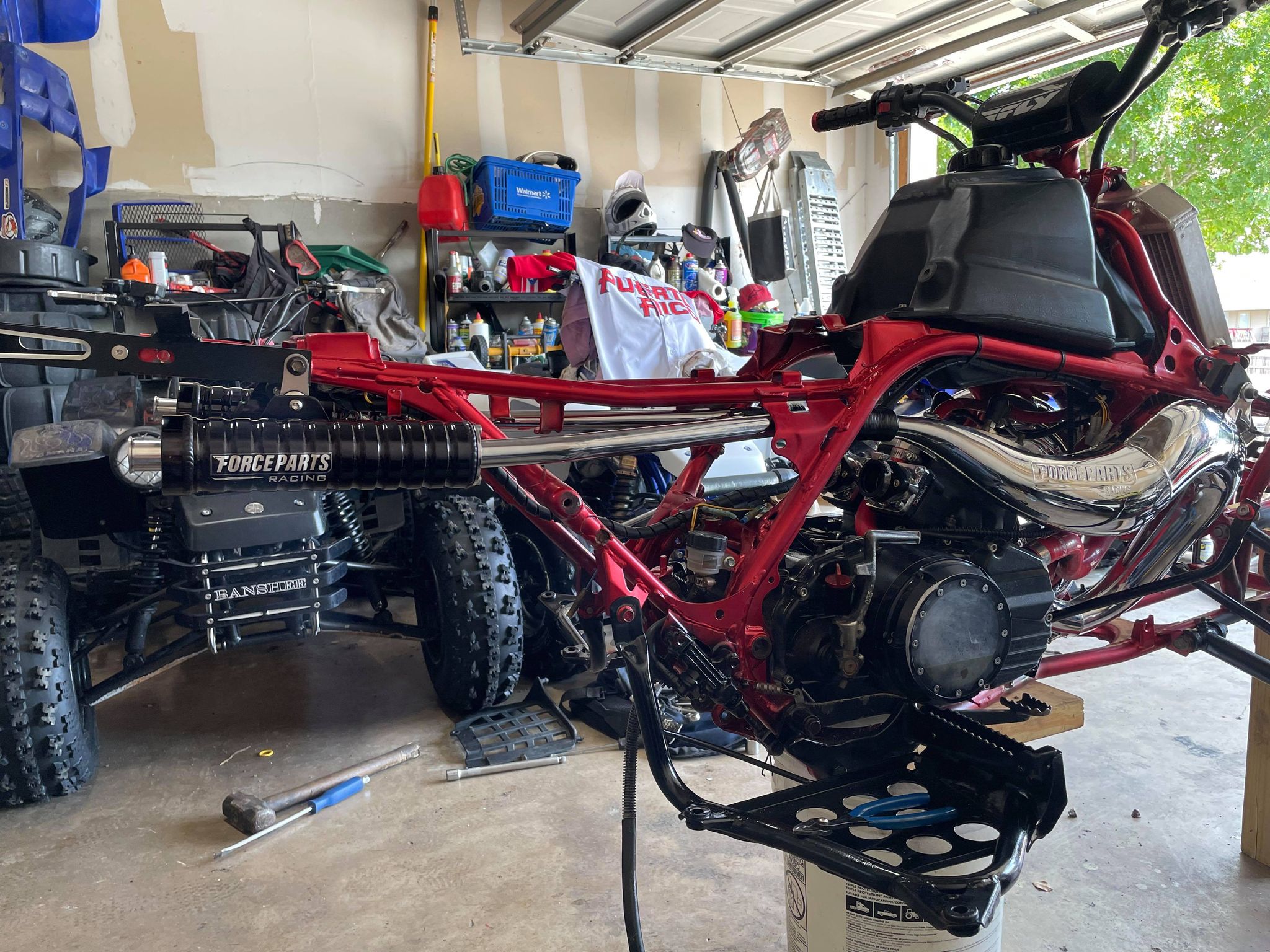 SET SILENCERS ANODIZED STYLE BANSHEE 350